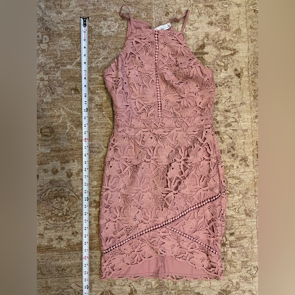 Adelyn Rae Crochet Lace Dress size Small